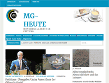Tablet Screenshot of mg-heute.de